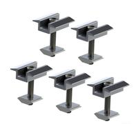 for Versatile Solar Mounting Bracket 5pcs for Framed Panels | Rust- for proof aluminum alloy, middle or side mount, fits framed and for frameless panels, 5-piece set(30mm)
