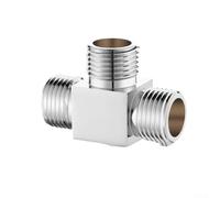 For Versatile Three Way Water Diverter Acting As One In Two Out Junction For Four Way Pipe Systems Smooth Water Distribution In Homes And Offices With Construction Against High Pressure(A-1)