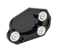 For Versys 650 2007 2008 2009 Motorcycle Kickstand Foot Side Stand Extension Pad Support Plate Parts Reduces the risk of tilting(Black)
