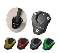 for Versys650 Versys 650 2010-2023 CNC Kickstand Foot Side Stand Extension Pad Support Plate Enlarge 2021 2020 2019 (Black)