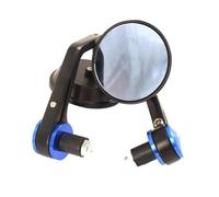 For VES&PA LT LX 150 GT GTS GTV 60 125 200 250 300 300ie Motorcycle View Mirror Scooter Handle Bar End Side Rearview Mirrors(Blue)
