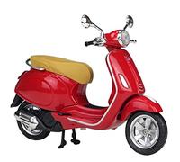 For Vespa Primavera 150 1:12 Scooter Motorcycle Model Simulation Car Replica Alloy And Plastic Collection Souvenir Motorbike models(Red)