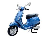 For Vespa Primavera 150 1:12 Scooter Motorcycle Model Simulation Car Replica Alloy And Plastic Collection Souvenir Motorbike models(Blue)