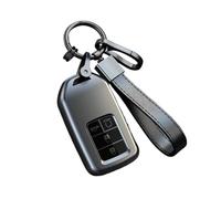 For Vezel For City For Civic For Jazz For BRV For BR-V For HRV Car Key Case Cover Shell Fob Protector Keychain(Gray 4 set)