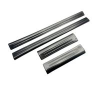 For Vezel HR-V HRV 2021 2022 Stainless Steel Front Rear Inner Door Sill Pedal Scuff Plate Cover Trim 4Pcs Black UOEMCRTB