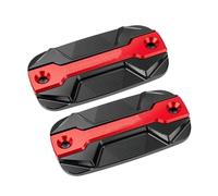 For VFR 800 VFR800X VFR800F VFR1200x For Crosstourer Motorcycle CNC Front Clutch Brake Fluid Reservoir Cover Caps RESPUNEKBAH(Red 1 Pair)