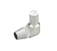 For Vib-org LP106R 5 Pin Turntable Female DIN plug Rhodium Plated Right Angled tonearm connector Vinyl Connector