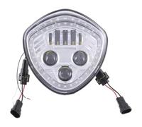 For Victory For Cross Country Driving Light Motorcycle Headlight 1PCS Kit With High Low Beam Headlamp Motorcycle Headlight Headlamp(With halo ring1)