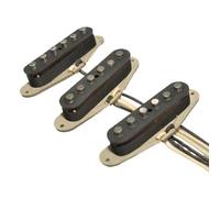 For Vintage V70 SSS Handwound Alnico 5 Single Coil Guitar Pickups Grey Bottom Plate HSS Double Coil Pickup Guitar Parts(SSS)