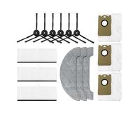 For Viomi S9 Robot Vacuum Cleaner Hepa Filter Main Side Brush Dust Bag Mop Cloths Accessories Spare Parts Kits (Color : 15pcs)