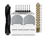 For Viomi S9 Robot Vacuum Cleaner Hepa Filter Main Side Brush Dust Bag Mop Cloths Accessories Spare Parts Kits (Color : 25pcs)