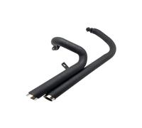 For Virago 250 V Star For XV125 For V-Star For XV250 For XV 125 Dragstar Motorcycle Slash Cut Exhaust Full System Muffler Dual Silencer SilenExhaust Mufflercer(Black Matte)