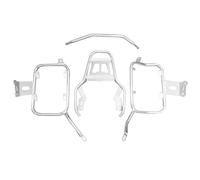 For VOGE For DS650X 650 For DSX 650X Stainless Steel Motorcycle Luggage Rack Tail Trunk Top Case Saddlebag Rear Pannier Side Bag Bracket Motorcycle Rear Luggage(Silver One Set)