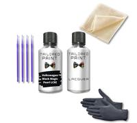 For Volkswagen Beetle 1997-2011 Touch Up Paint Repair Kit Scratch Stone Chip Fix Black Magic Pearl Lc9z Touch Up + Lacquer
