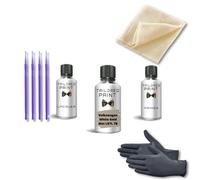 For Volkswagen Golf MK6 2008-2013 Touch Up Paint Repair Kit Scratch Stone Chip Fix White Gold Met LR7L Touch Up, Lacquer + Primer