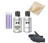 For Volkswagen Golf MK6 R 2008-2013 Touch Up Paint Repair Kit Scratch Stone Chip Fix Candy White LB9A Touch Up + Lacquer