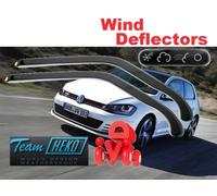 For VOLKSWAGEN GOLF VII 2012 - 2020 Wind deflectors 3.doors 2.pc HEKO 31199