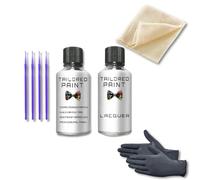 For Volkswagen ID.3 Electric 2019-Present Touch Up Paint Repair Kit Scratch Stone Chip Fix Glacier White Metallic Flat black LS9R Touch Up + Lacquer
