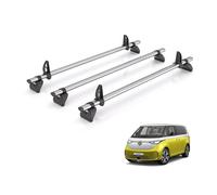 Rhino Roof Rack for VW ID Buzz (2022+) 3x Steel Roof Bars - Kammbar Fleet - ID3FL