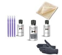 For Volkswagen Passat 2010-2014 Touch Up Paint Repair Kit Scratch Stone Chip Fix Pyrit Silver LB7S Touch Up, Lacquer + Primer