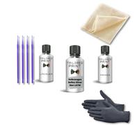 For Volkswagen Polo 2017-2020 Touch Up Paint Repair Kit Scratch Stone Chip Fix Reflex Silver Met LA7W Touch Up, Lacquer + Primer