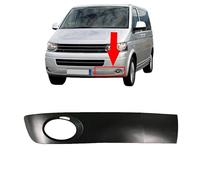 For VOLKSWAGEN TRANSPORTER T5 MULTIVAN CARAVELLE 2010-2015 FRONT BUMPER GRILL TRIM BOTTOM FOG LIGHT PAINTABLE LEFT 7E5807489A