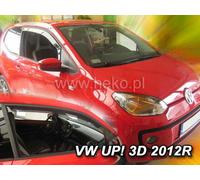 For VOLKSWAGEN UP 2012 - / SKODA CITIGO 3.doors Wind deflectors 2.pc HEKO 31191