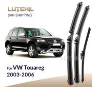 For Volkswagen VW Touareg 2003-2006 2004 2005 Wiper Front & Rear Wiper Blades Windshield Windscreen Window Brushes 26" 26" 14"