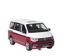 For Volkswagens-T6-Multivans 1 32 Alloy Simulation Model Children's Gift Collection Ornament Vehicles Kit(Red)