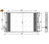 FOR VOLVO 850 854 A/C CONDENSERS 35151
