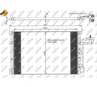 FOR VOLVO C30 533 A/C CONDENSERS 35616