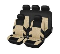 VSESTCDPB For Volvo C30 C70 S40 S60 S80 S90 V40 V50 V60 XC40 XC60 XC70 XC90 Car Seat Covers Seat Cushion Protector Car Seat Cover(BEIGE,FULL SET)