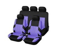 VSESTCDPB For Volvo C30 C70 S40 S60 S80 S90 V40 V50 V60 XC40 XC60 XC70 XC90 Car Seat Covers Seat Cushion Protector Car Seat Cover(PURPLE,FULL SET)