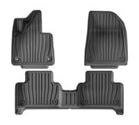 For Volvo EX30 2024 2025 Car Floor Mats Cargo Liner Trunk Pad TPE 3D Foot Mat Odorless Tray Set BLACK(Style2)