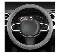 For Volvo For XC40 For XC60 For XC90 For V40 For S90 For S80 For S60 For S40 Car Steering Wheel Cover Genuine Leather 38cm 15" Steering Wheel Cover(Red-Brown-Panel)