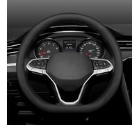 For Volvo For XC60 For S90 For S60 For XC40 For S60l Car Steering Wheel Cover Holder Braid On Steering-Wheel Protector Wheel Sleeve Protector(Black line D-type)