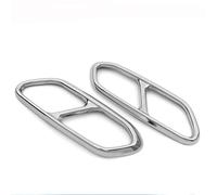 For Volvo For Xc90 S90 For Xc60 V90 S60 2014-2020 Stainless Steel Car Exhaust Muffler Decorative Exhaust Pipe Cover Stickers Accessories Tail Throat Exhaust Tip Housing