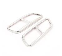 For Volvo S60/S60L Petrol/Hybrid Style V60 Petrol Style 2014-2019 Car Rear Exhaust Pipe Cover Muffler Tip Covers Trim Sticker Frame