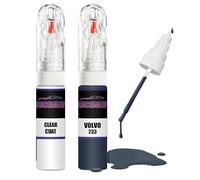 For VOLVO TICO BLUE 233 + Clear Coat Touch Up Paint Lacquer Fix Kit