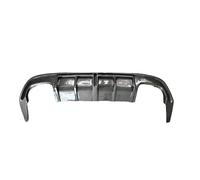 For Volvo V40 2013-2019 Car Rear Bumper Diffuser Lip Splitter Apron Bodykit Exterior Tuning Accessories Four Way Exhaust Pipe Rear Bumper Rear Diffuser Bumper(Carbon Printing 4)