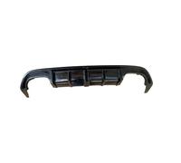 For Volvo V40 2013-2019 Car Rear Bumper Diffuser Lip Splitter Apron Bodykit Exterior Tuning Accessories Four Way Exhaust Pipe Rear Bumper Rear Diffuser Bumper(Unpainted 4)