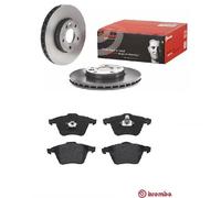 FOR Volvo V40 Front Brembo Brake Discs and Pads (278 mm Vented Discs)