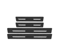 For Volvo V70 2000-2023 Carbon Fiber Car Threshold Stickers Door Sill Scuff Plate Rear Trunk Bumper Guard Strips(4PCS)