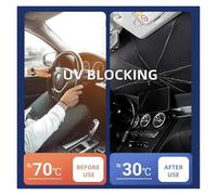 For Volvo XC40 For XC60 For XC90 C30 C70 For S60 For S90 For V60 For V90 T5 T6 Car Windshield Sun Shade Blocks UV Ray Reflector Umbrella Windshield Sun Shade