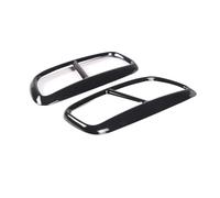 For Volvo XC60 S60 XC90 S90 V90 Stainless Steel Car Tail Muffler Exhaust Pipe Output Cover Decorative Cover Car Accessories OUSDUO(For XC90 16-19 Black)
