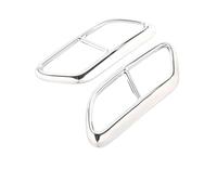 For Volvo XC60 S60 XC90 S90 V90 Stainless Steel Car Tail Muffler Exhaust Pipe Output Cover Decorative Cover Car Accessories OUSDUO(For V90 2016-2019)