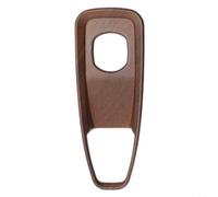 for Volvo XC60 S90 XC90 2026 Electronic Handbrake Decoration Cover Mildew-Proof Plastic Matte Silver Wood Grain Carbon Fiber Easy Install(Wood Grain)