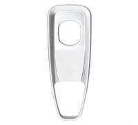 for Volvo XC60 S90 XC90 2026 Electronic Handbrake Decoration Cover Mildew-Proof Plastic Matte Silver Wood Grain Carbon Fiber Easy Install(Silver)