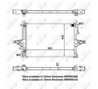 FOR VOLVO XC70 295 2.5 02 to 07 B5254T2 Radiator 13119056 1333169 31319056