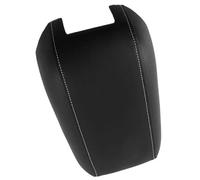 For Volvo XC90 2003-2014 Car Center Console Lid Armrest Cover Black Grey Beige PU Leather(Black)